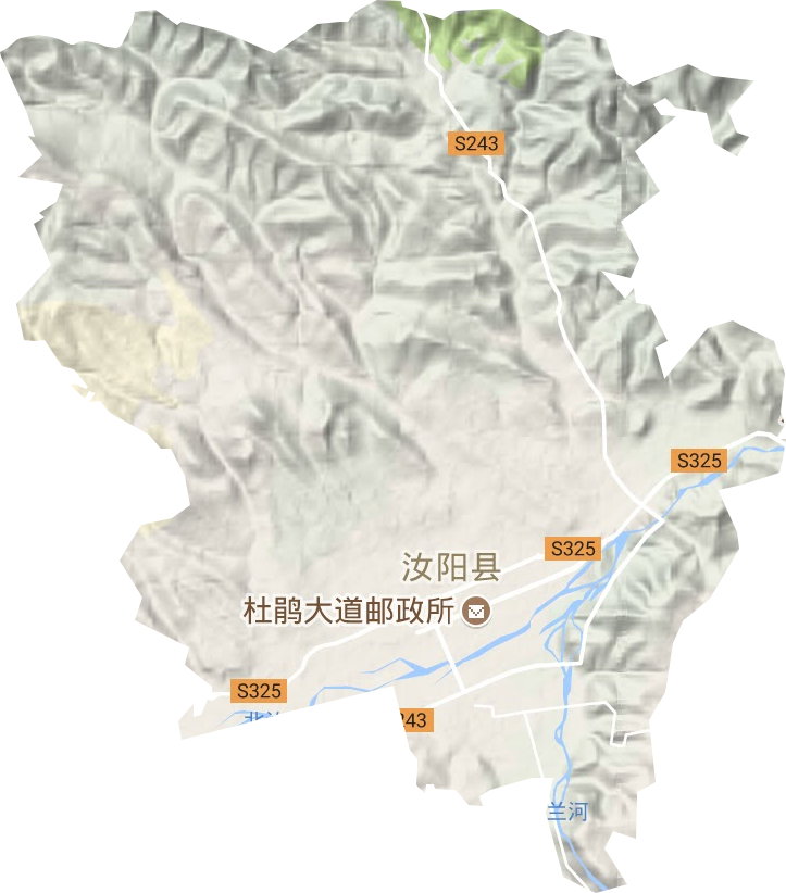 城關鎮地形圖