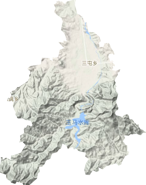 三屯鎮地形圖