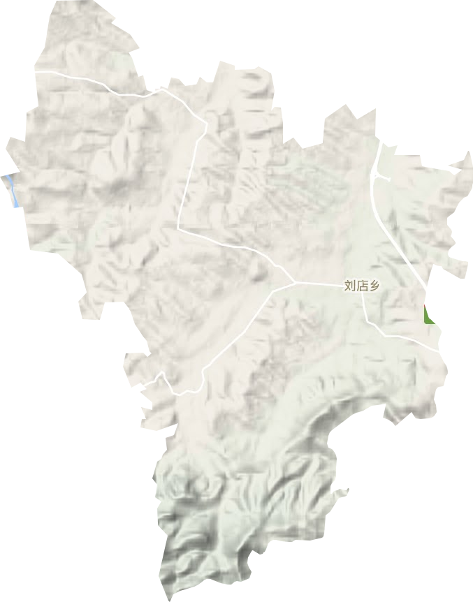 劉店鎮地形圖