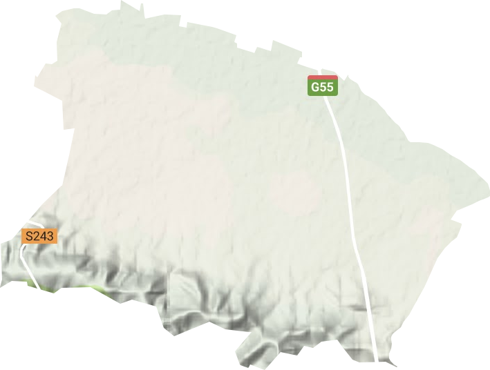 陶營鎮地形圖