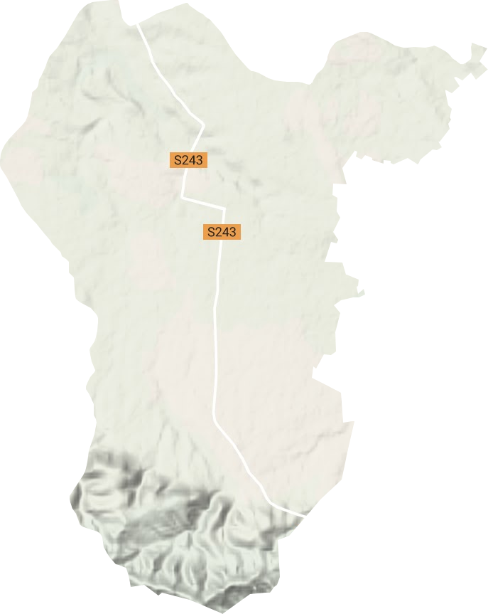 蔡店鄉(xiāng)地形圖