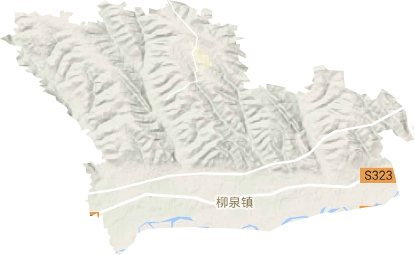柳泉鎮地形圖