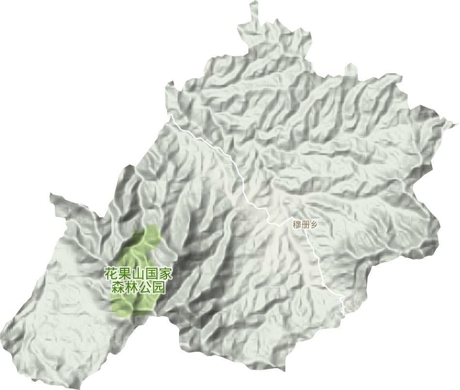 花果山鄉地形圖