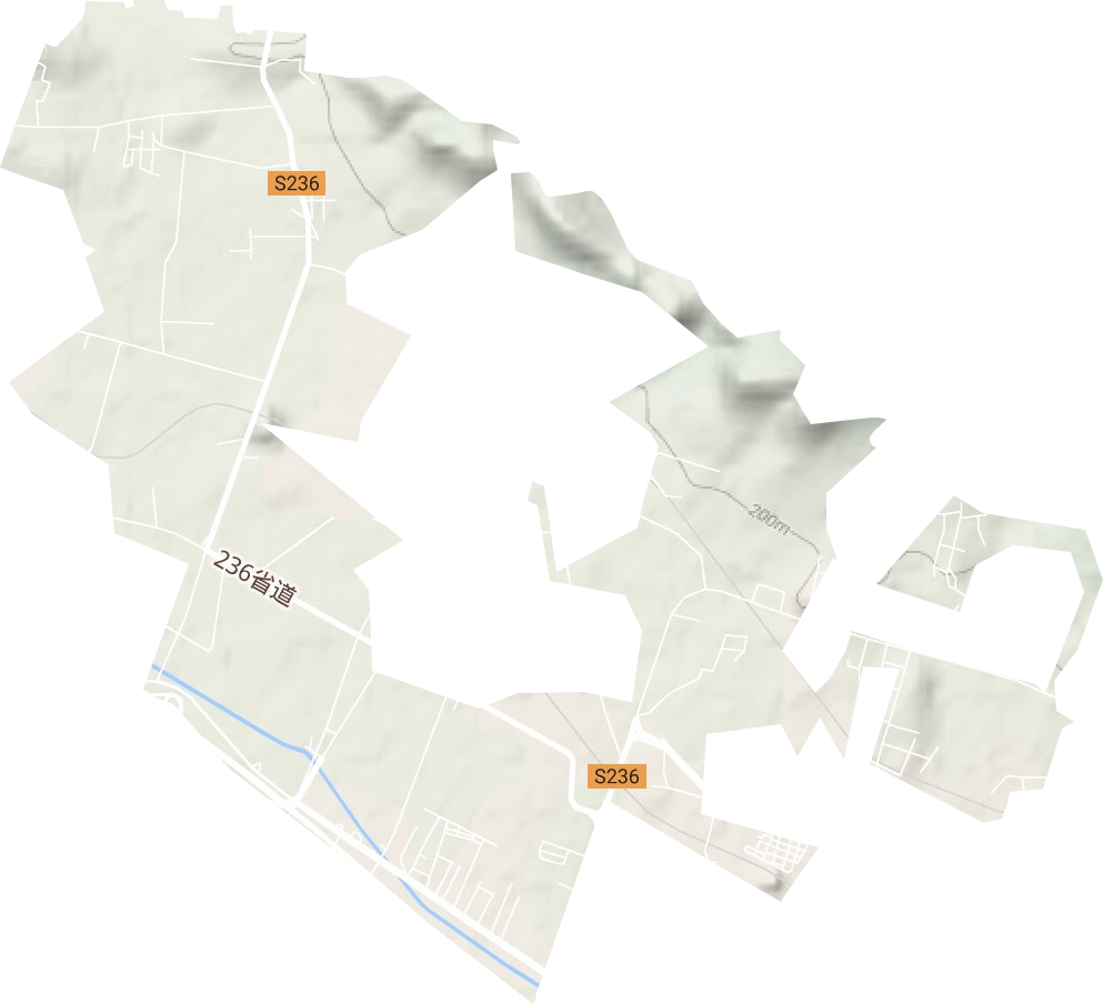 焦店鎮地形圖