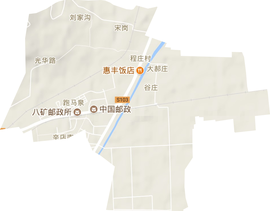光華路街道地形圖