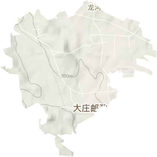 龍河街道地形圖