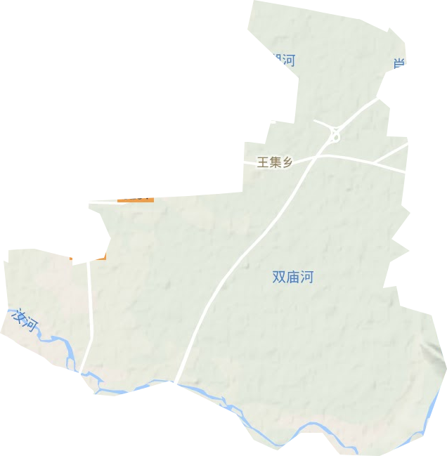 王集鄉地形圖