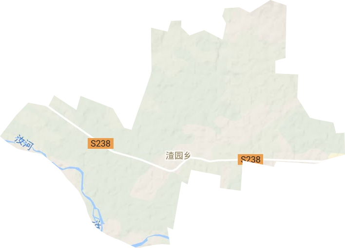 渣元鄉地形圖