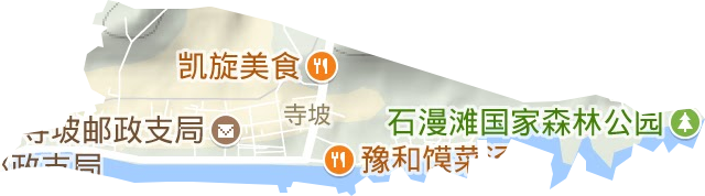 寺坡街道地形圖
