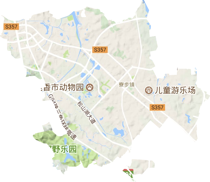 寮步鎮地形圖