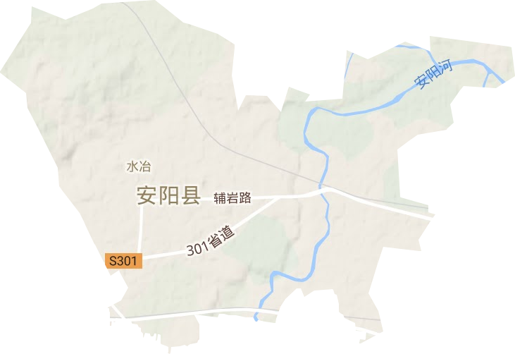 水冶鎮(zhèn)地形圖