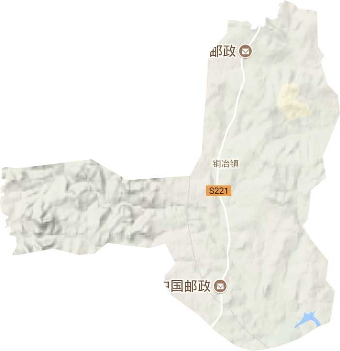 銅冶鎮地形圖