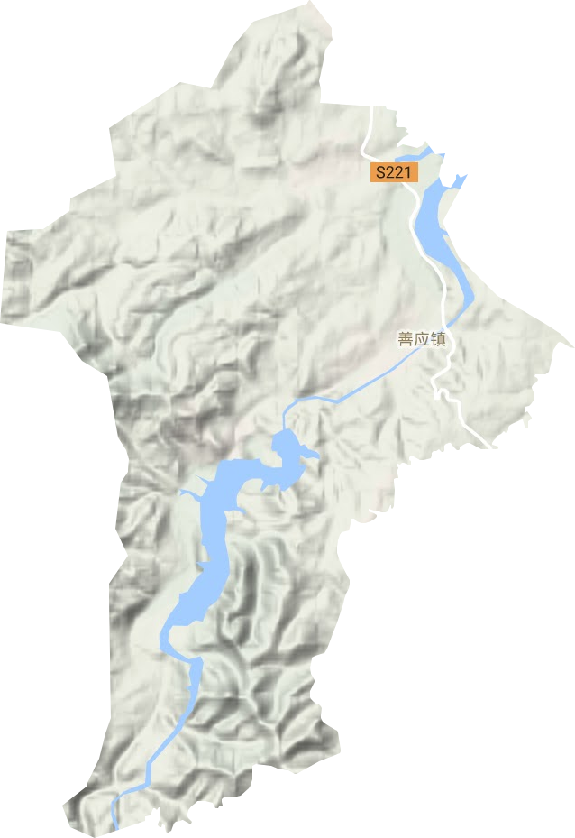 善應鎮地形圖