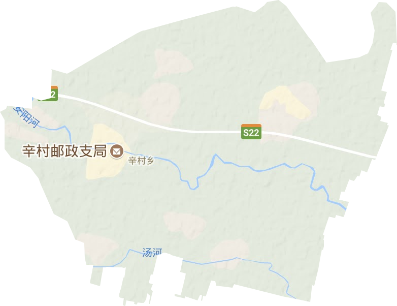 辛村鎮地形圖