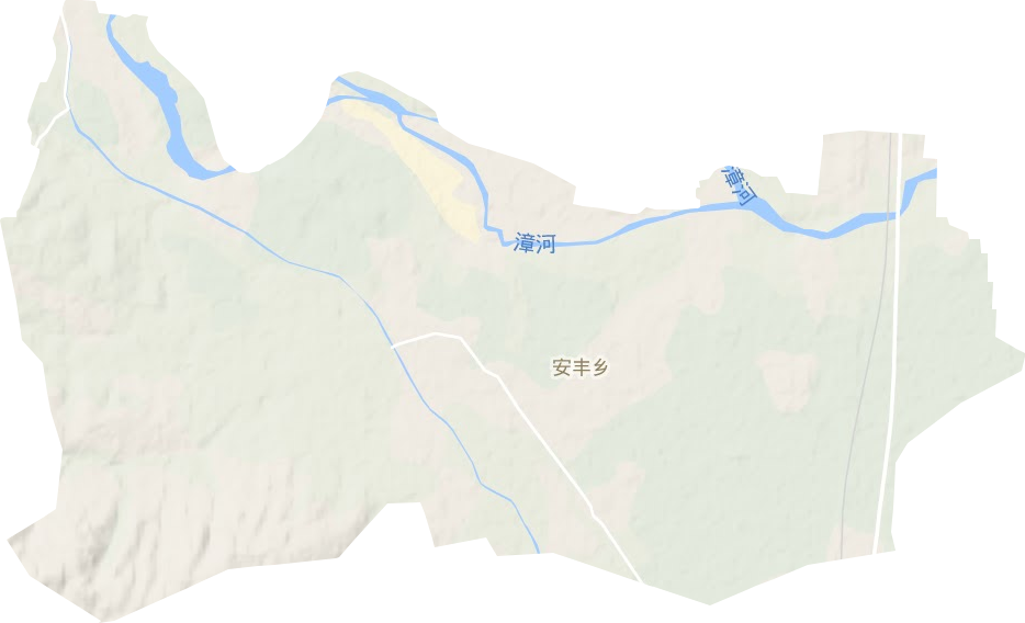 安豐鄉地形圖