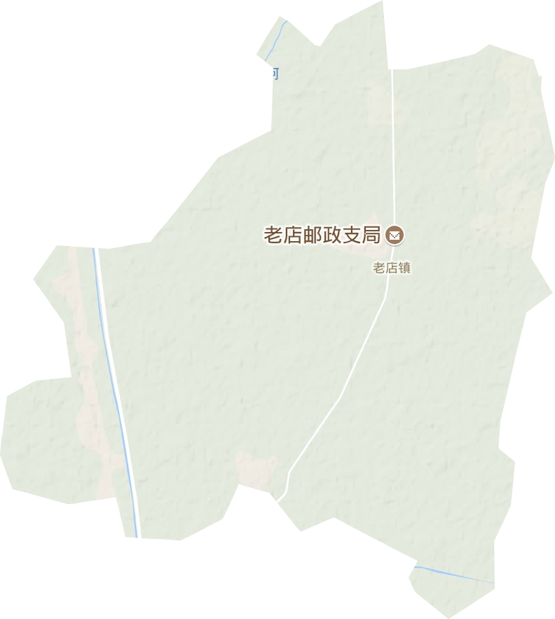 老店鎮(zhèn)地形圖