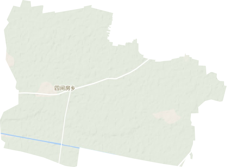 四間房鄉地形圖