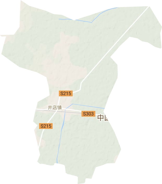 井店鎮地形圖