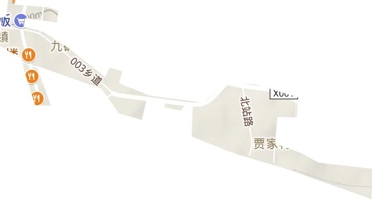 新華街街道地形圖