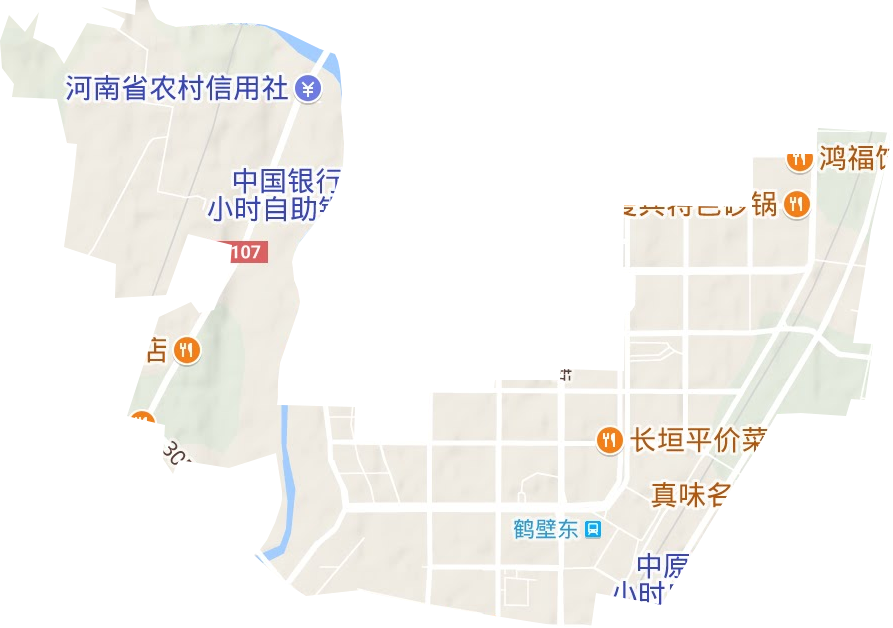 長(zhǎng)江路街道地形圖
