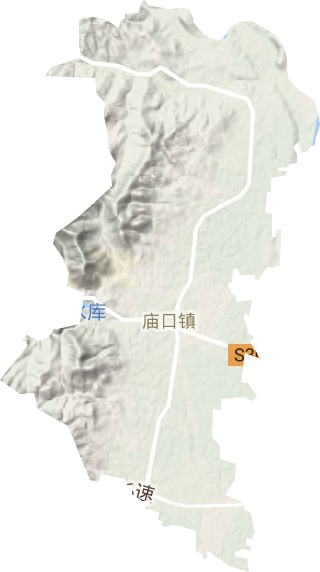 廟口鎮地形圖