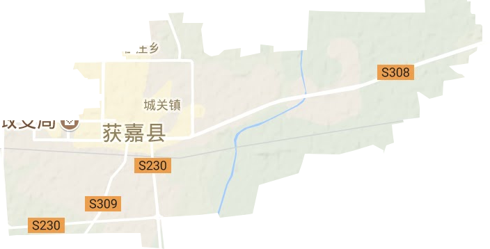 城關鎮地形圖