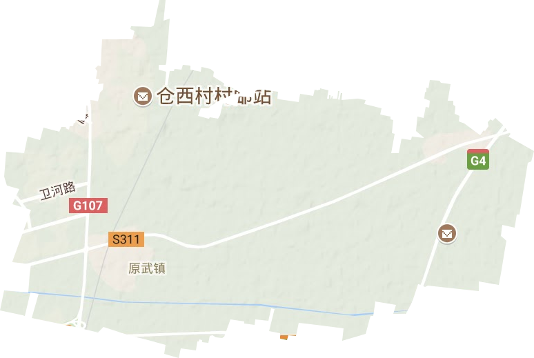原武鎮地形圖