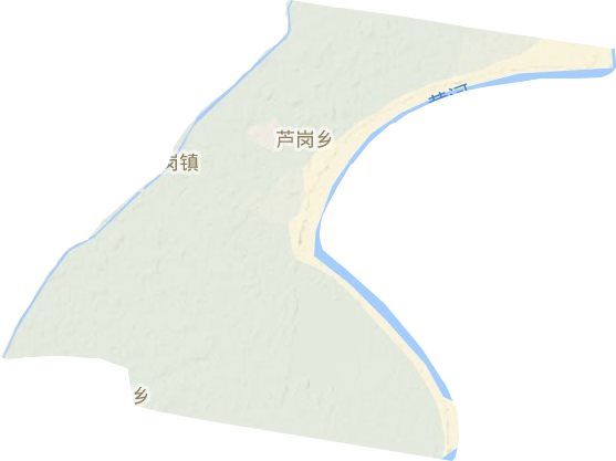 蘆崗鄉(xiāng)地形圖