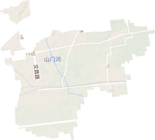 待王街道地形圖