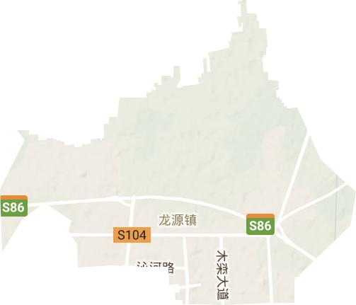 龍源街道地形圖