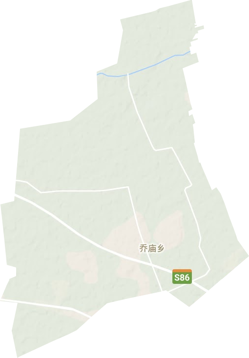 喬廟鄉地形圖