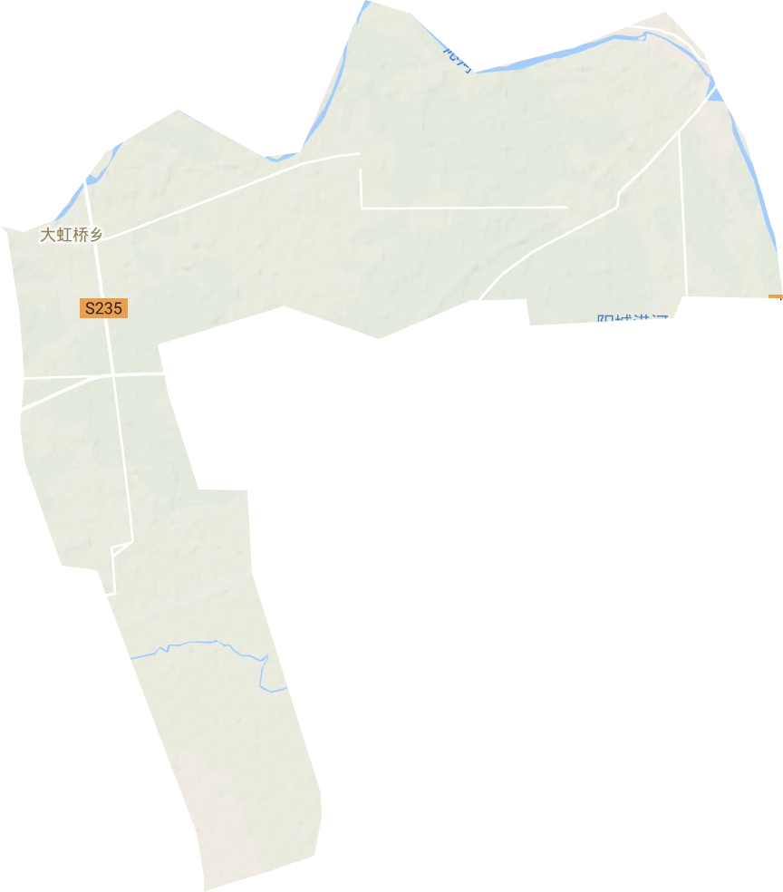 大虹橋鄉(xiāng)地形圖