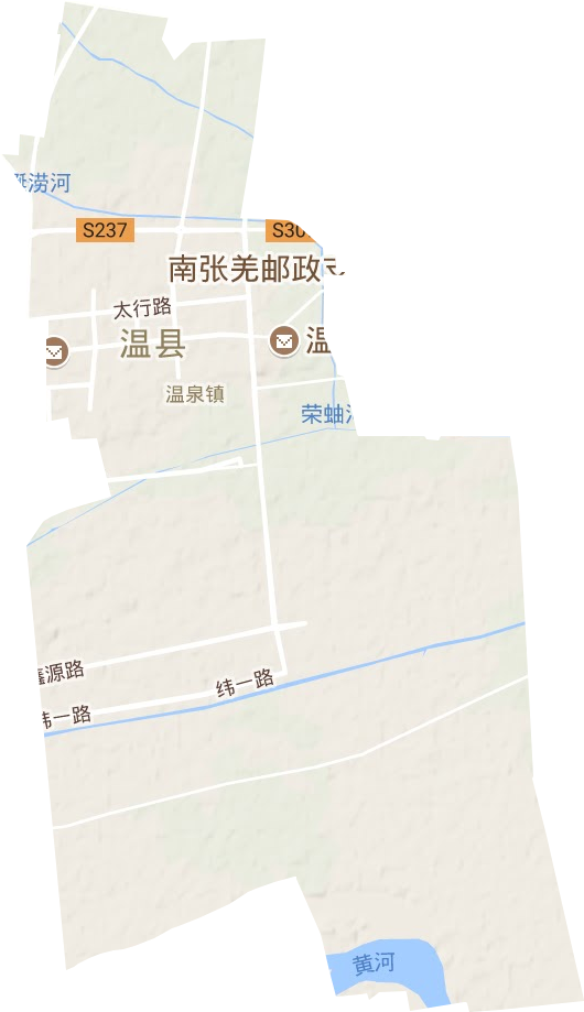 溫泉鎮(zhèn)地形圖