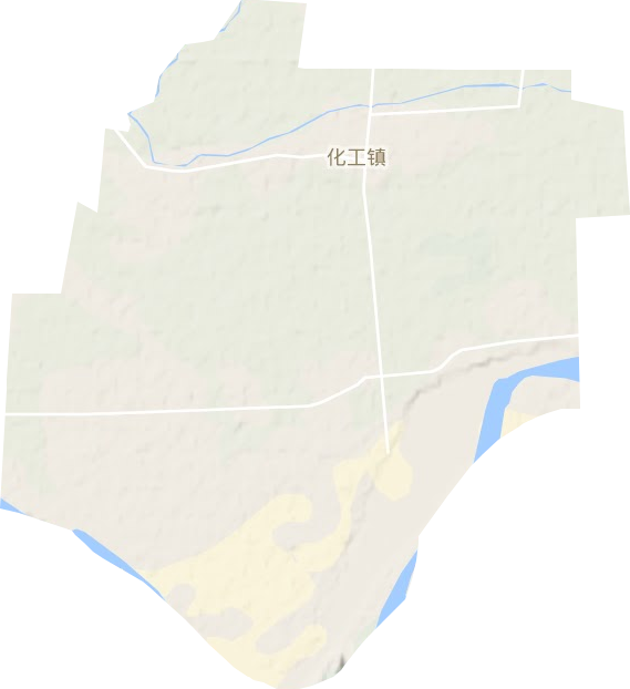 化工鎮(zhèn)地形圖