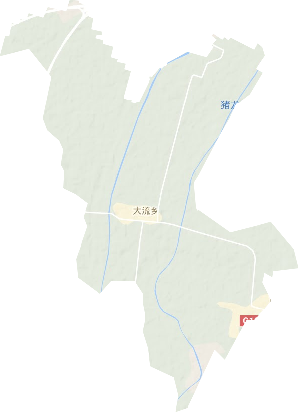 大流鄉地形圖