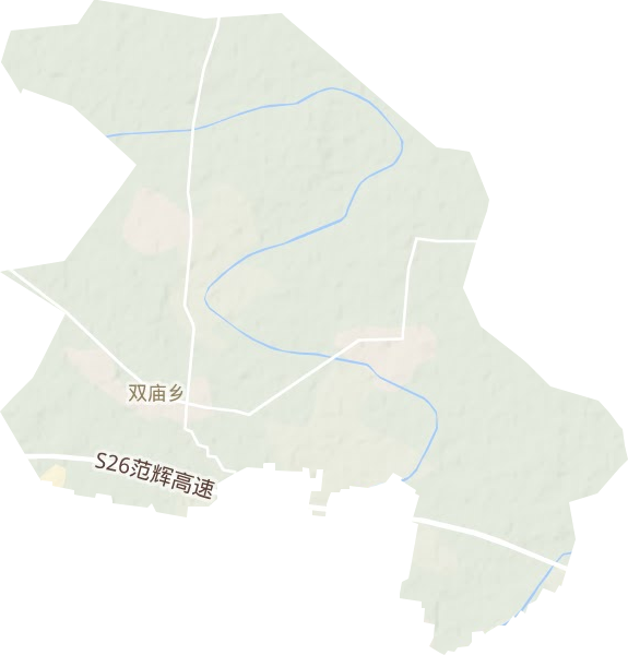 雙廟鄉(xiāng)地形圖
