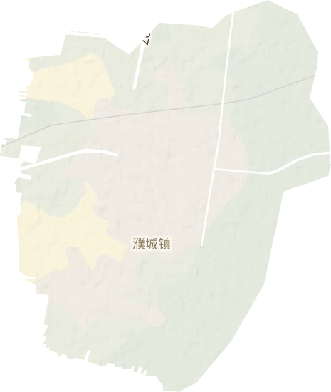 濮城鎮地形圖