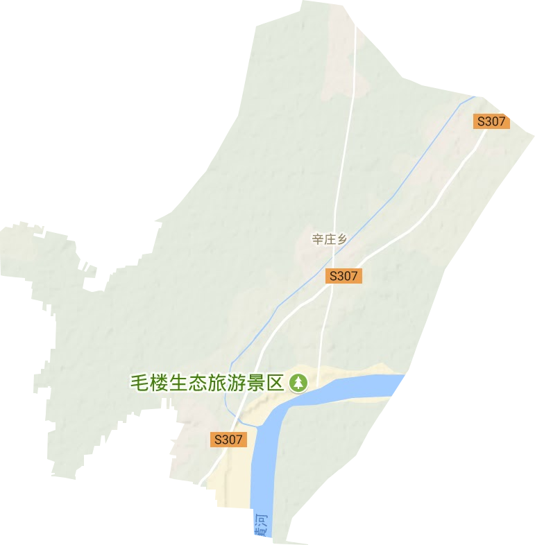 辛莊鎮地形圖