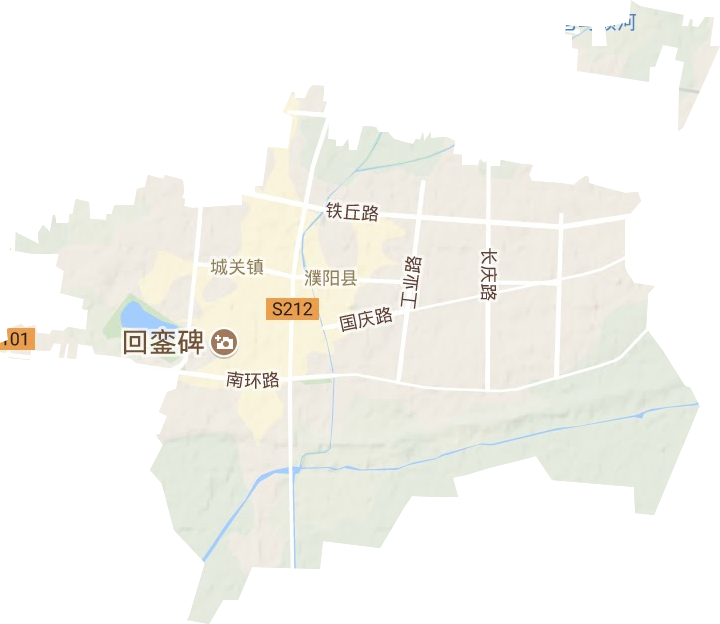 城關(guān)鎮(zhèn)地形圖