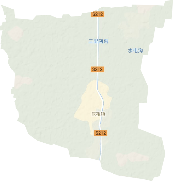 濮陽縣慶祖鎮地形圖