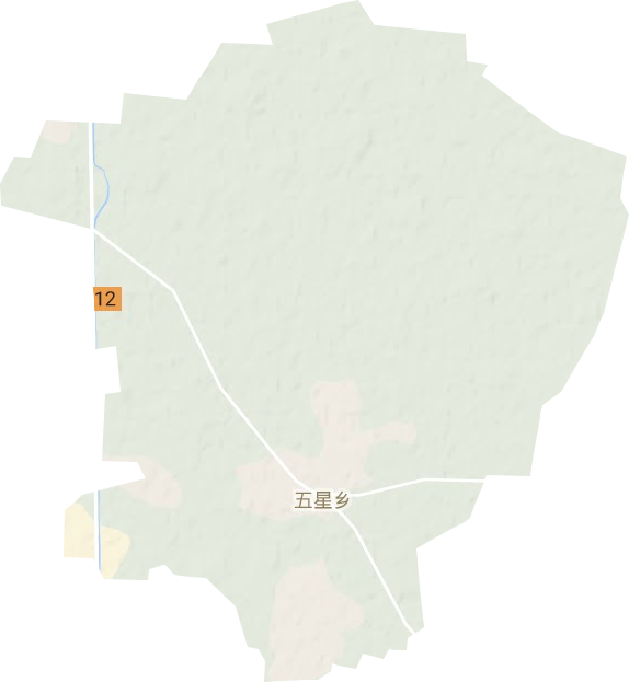 濮陽縣五星鄉(xiāng)地形圖