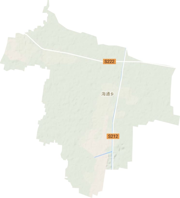 濮陽(yáng)縣海通鄉(xiāng)地形圖