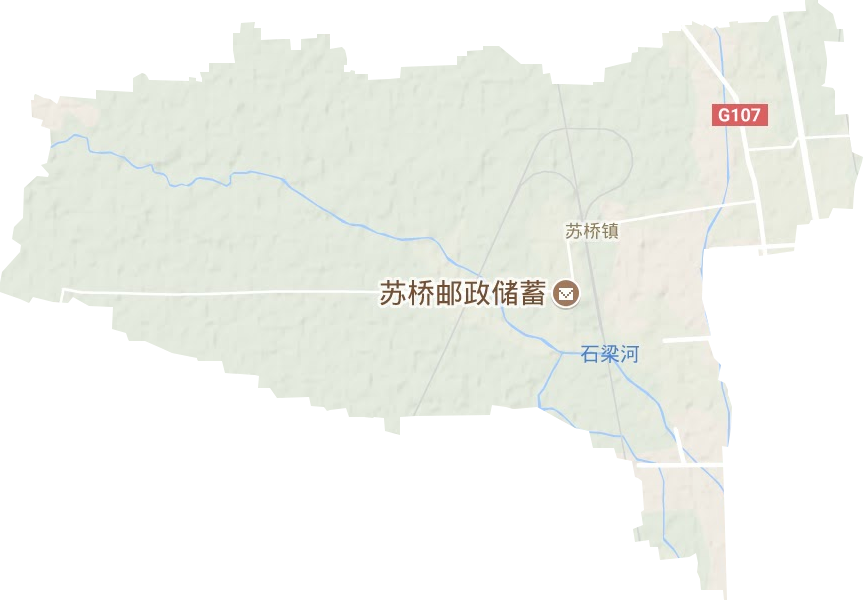 蘇橋鎮地形圖