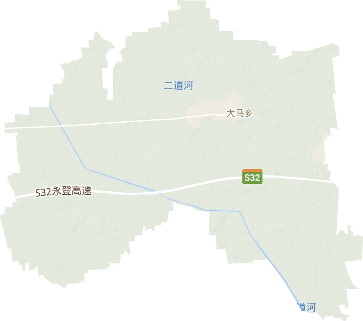 大馬鎮(zhèn)地形圖