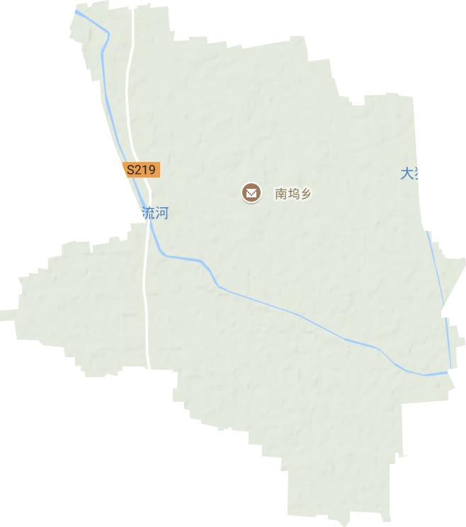 南塢鄉地形圖