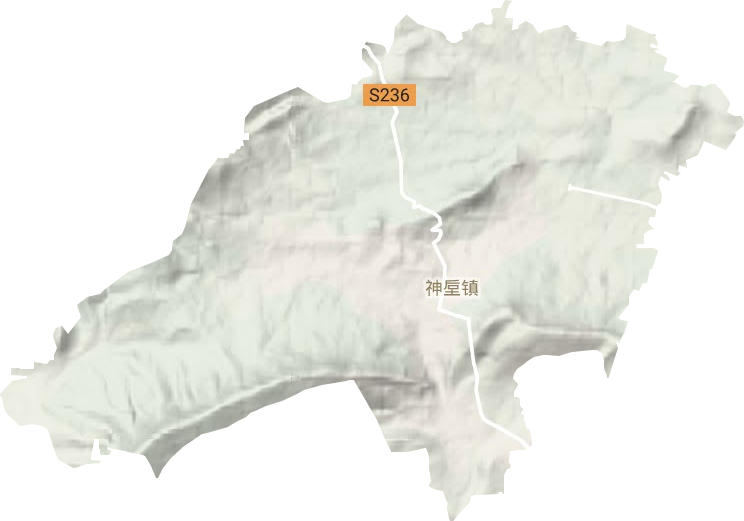 神垕鎮地形圖