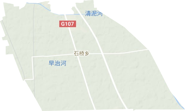 石橋鄉(xiāng)地形圖