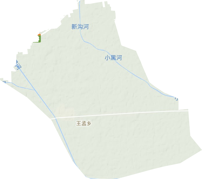 王孟鄉地形圖