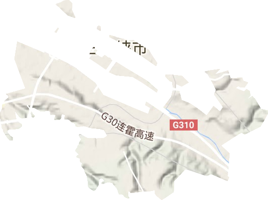 崖底街道地形圖