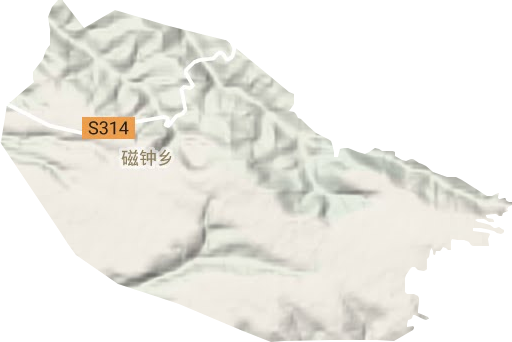 磁鐘鄉地形圖